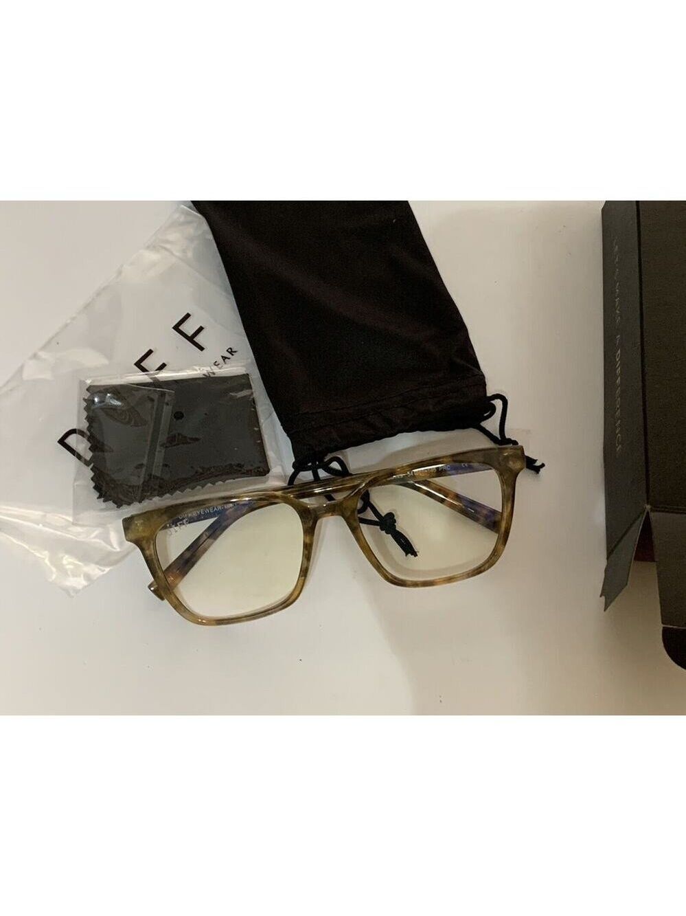 DIFF Eyewear FINN SUNGLASS Glasses Tortoise SE-BB129 NEW Unisex